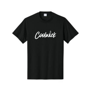 CoolWick CoolWick Men's Tall Bowling T-Shirt - Jet Black