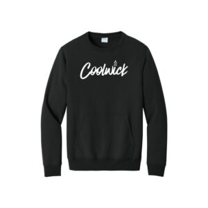 CoolWick CoolWick Men's Pullover Bowling Pocket Crewneck - Black