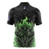 Plain Green Fury Rocket Bowling Jersey - Image 2