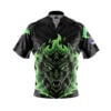 Plain Green Fury Rocket Bowling Jersey