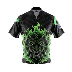 Plain Green Fury Rocket Bowling Jersey