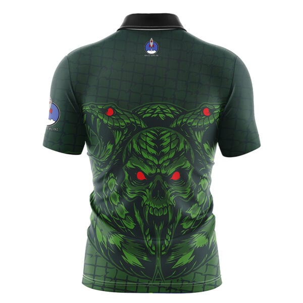 Plain Toxic Fangs Rocket Bowling Jersey - Image 2