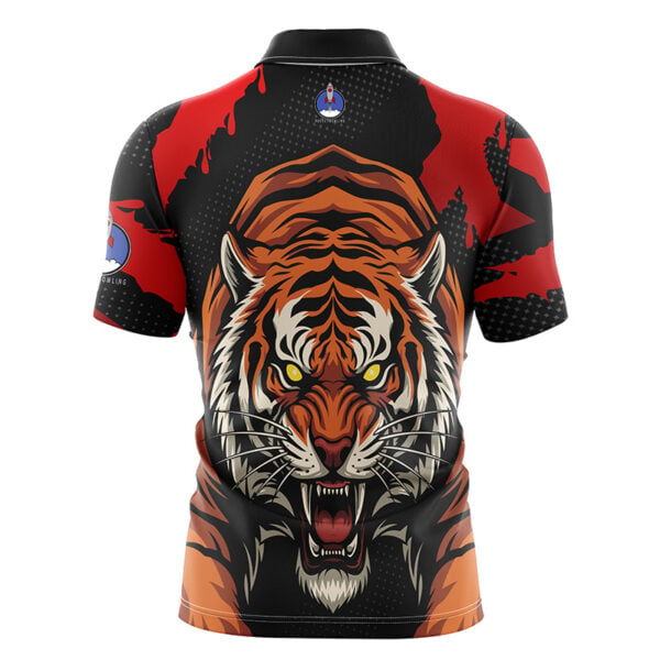 Plain Bengal Bowler Rocket Bowling Jersey - Image 2