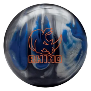 Brunswick Rhino Black Blue Silver Pearl Bowling Ball