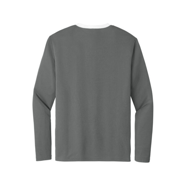 CoolWick Men's Competitor United Bowling Tee back - Iron Grey/White