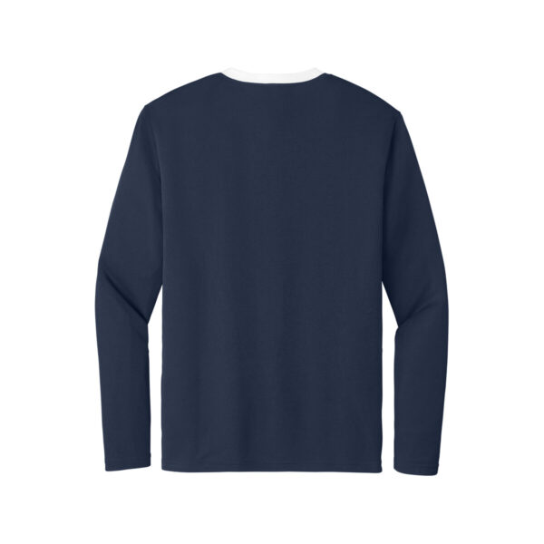 CoolWick Men's Competitor United Bowling Tee back - True Navy/White