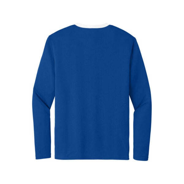 CoolWick Men's Competitor United Bowling Tee back - True Royal/White
