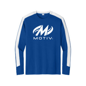 Motiv CoolWick Men's Competitor United Bowling Tee - True Royal/White
