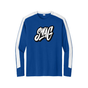 Swag CoolWick Men's Competitor United Bowling Tee - True Royal/White