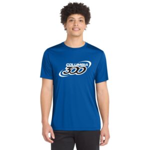 Columbia 300 CoolWick Men's UV Pro Bowling Tee - Royal