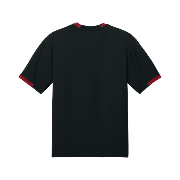 CoolWick Men's Club Bowling Dri-Fit back - Black/Deep Red
