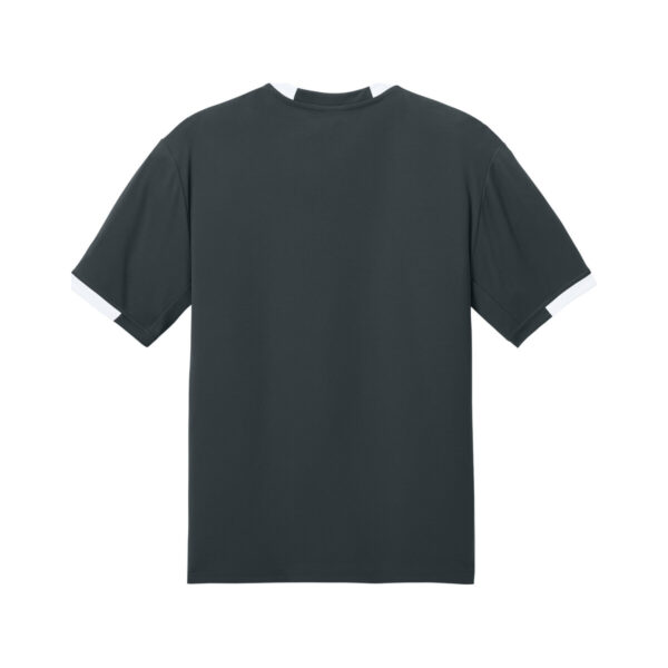 CoolWick Men's Club Bowling Dri-Fit back - Iron Grey/White