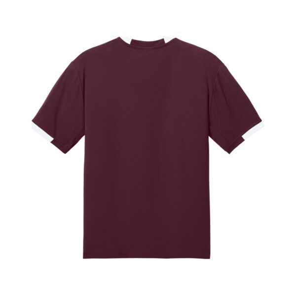 CoolWick Men's Club Bowling Dri-Fit back - Maroon/White