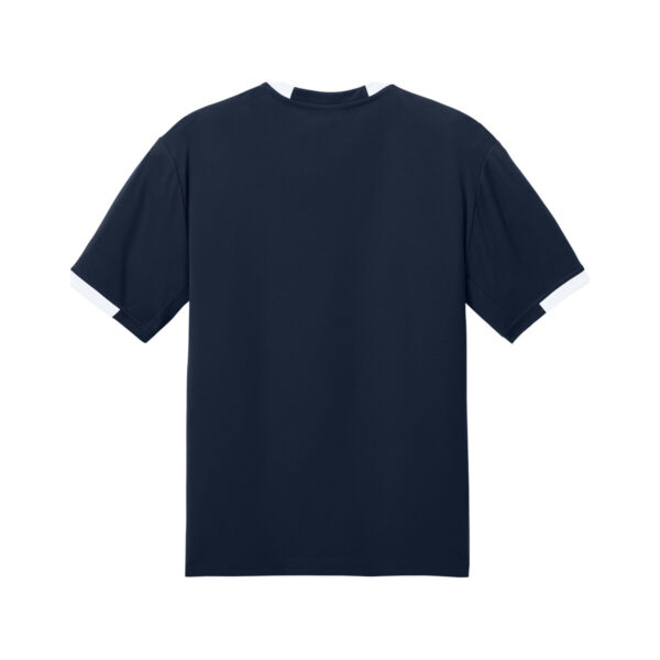 CoolWick Men's Club Bowling Dri-Fit back - True Navy/White