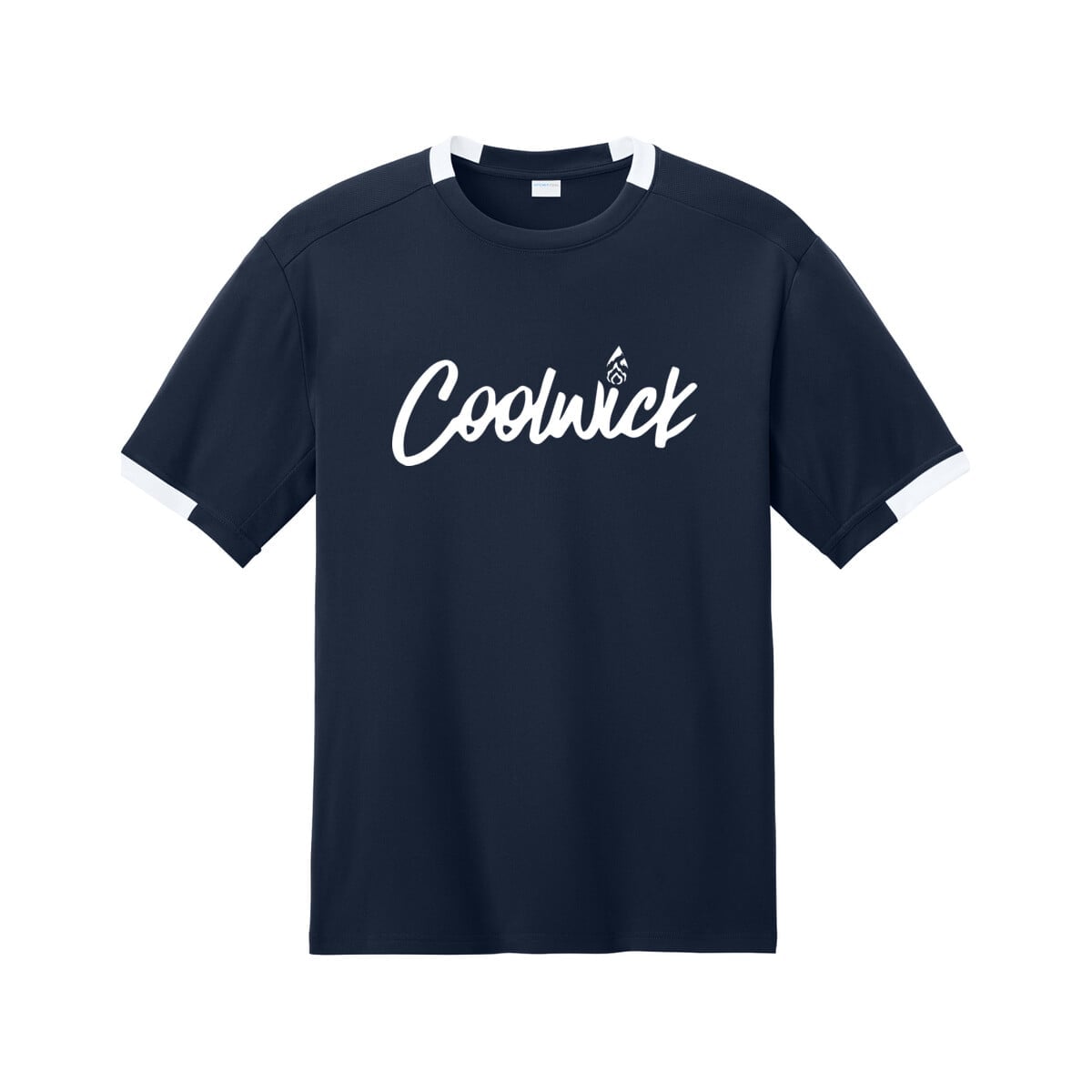 CoolWick CoolWick Men's Club Bowling Dri-Fit - True Navy/White