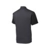 CoolWick Men's Colorblock Micropique Bowling Polo back - Iron Grey/Black