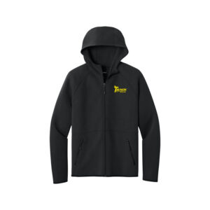 Track CoolWick Men's Phenom Bowling Full Zip Hoodie - Black