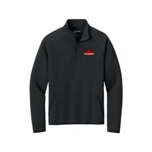 Brunswick CoolWick Men's Phenom Bowling 1/4 Zip Pullover - Black