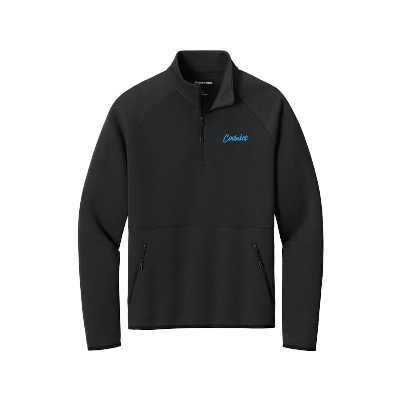 CoolWick CoolWick Men's Phenom Bowling 1/4 Zip Pullover - Black